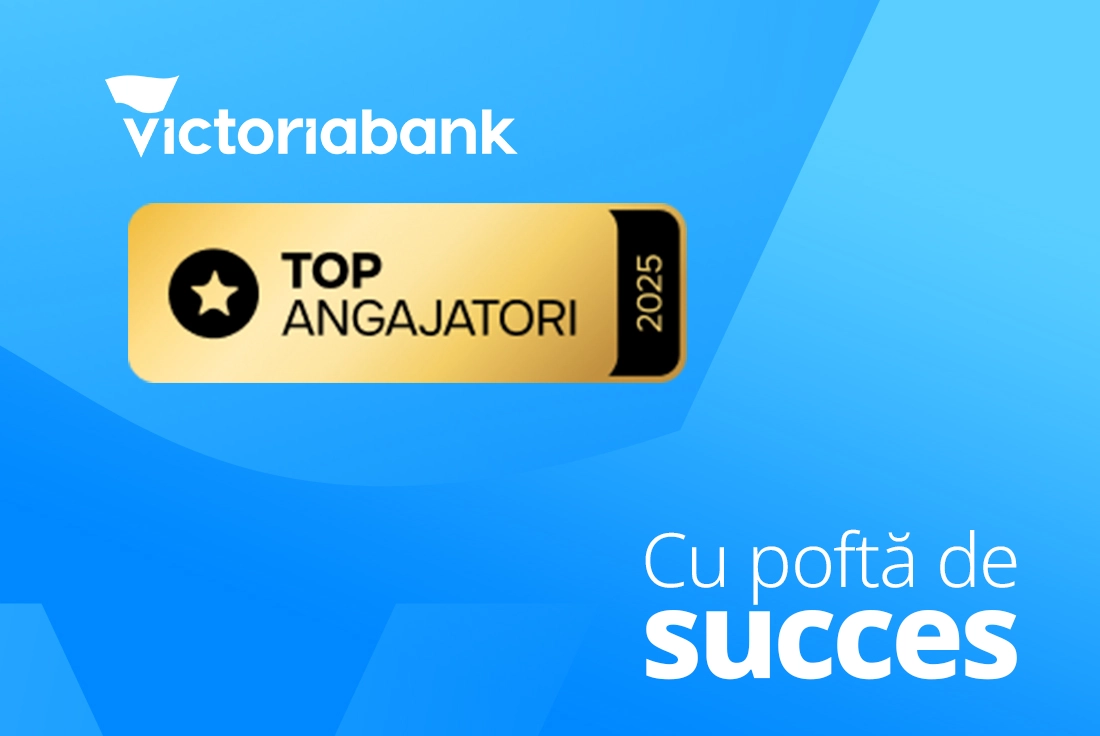 Victoriabank în Top Angajator 2025, clasament realizat de delucru.md